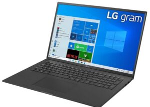 LG Gram 17Z90P Laptop 17" IPS Ultra-Lightweight, (2560 x 1600), Intel Evo 11th gen Core i7, 16GB RAM, 2TB SSD, Upgradeable Windows 10 Home, Alexa Built-in, 2X USB-C, HDMI, USB-A - Black