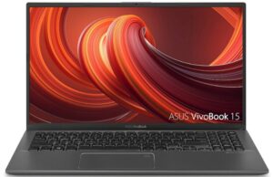 ASUS VivoBook 15 Thin & Light Laptop, 15.6” FHD Display, AMD Quad Core R7-3700U CPU, 8GB DDR4 RAM, 512GB PCIe SSD, AMD Radeon Vega 10 Graphics, Fingerprint, Windows 10 Home, Slate Gray, F512DA-NH77