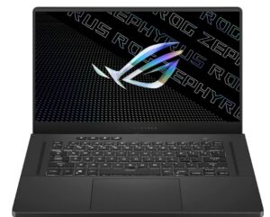 ROG Zephyrus G15 Ultra Slim Gaming Laptop, 15.6” 165Hz QHD Display, GeForce RTX 3080, AMD Ryzen 9 5900HS, 16GB DDR4, 1TB PCIe NVMe SSD, Wi-Fi 6, Windows 10, Eclipse Gray, GA503QS-BS96Q