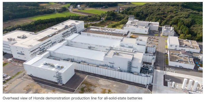 Honda Unveils Demonstration Production Line for All-Solid-State Batteries