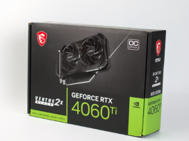 MSI Ventus GeForce RTX 4060 Ti