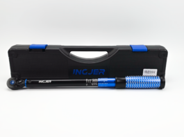INGJER 3/8-Inch 10–120 Ft-Lb Dual-Direction Adjustable 72-Tooth Click Torque Wrench